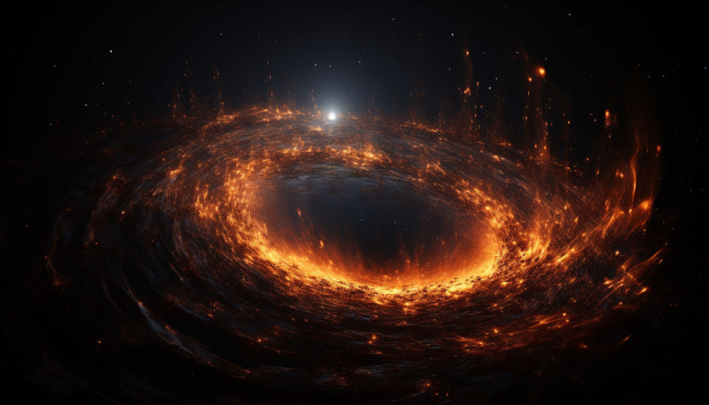 Wissenschaft / Hightech - Ein erster Blick auf das Schwarze Loch legt nahe, dass es größer ist, als es scheint